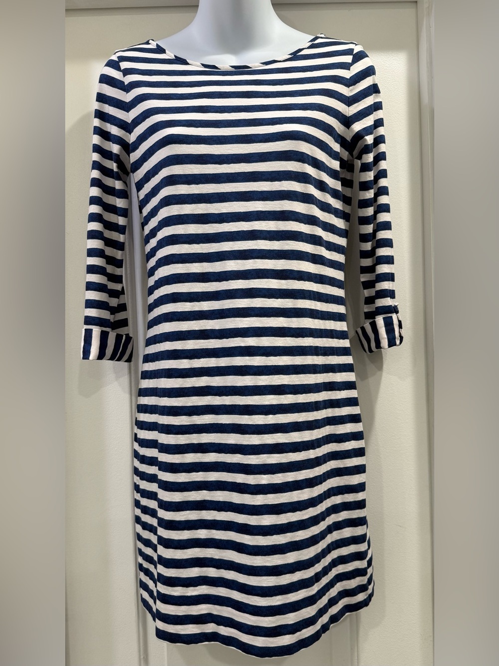 Lilly Pulitzer Marlowe Shirt Dress Navy Blue White XS